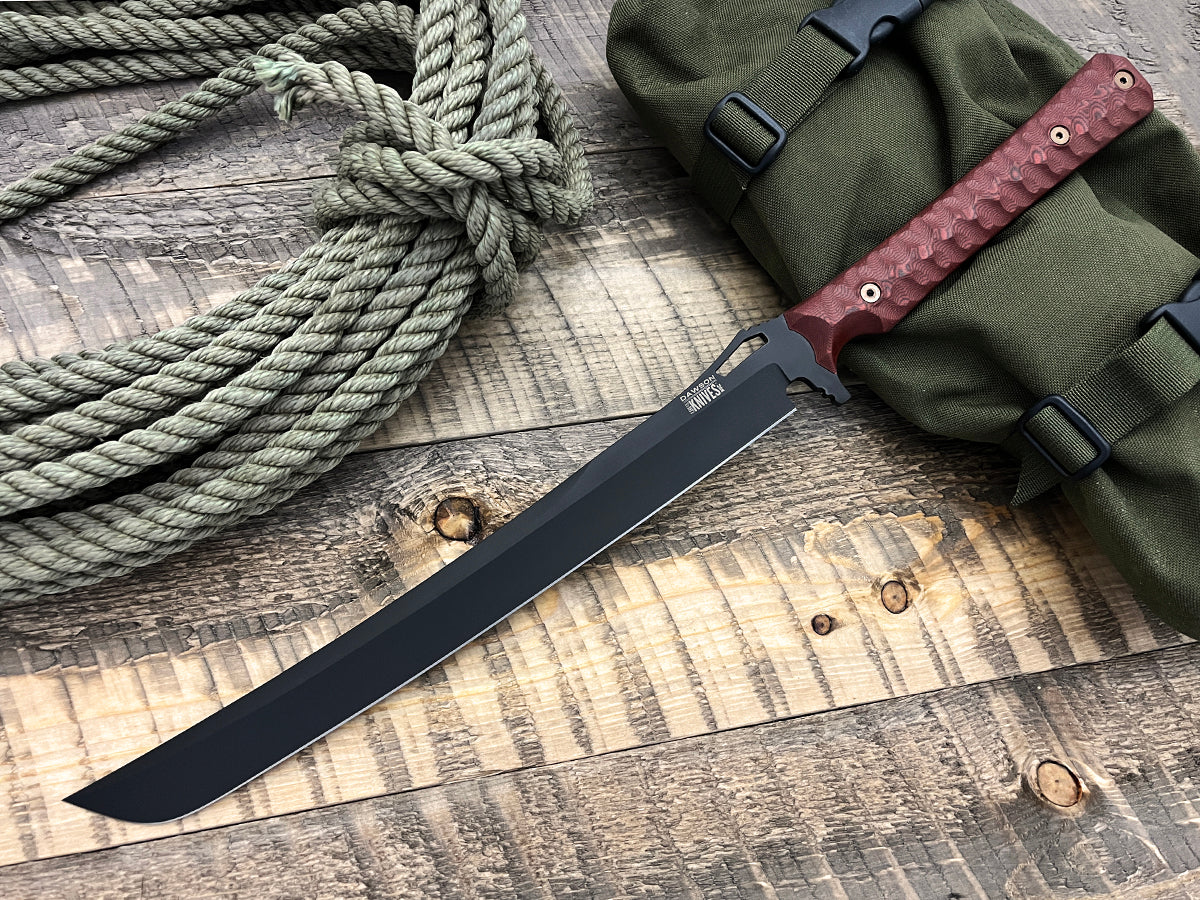 Armageddon | Survival Short Sword | 13" Blade | CPM-Magnacut Steel | Stealth Black