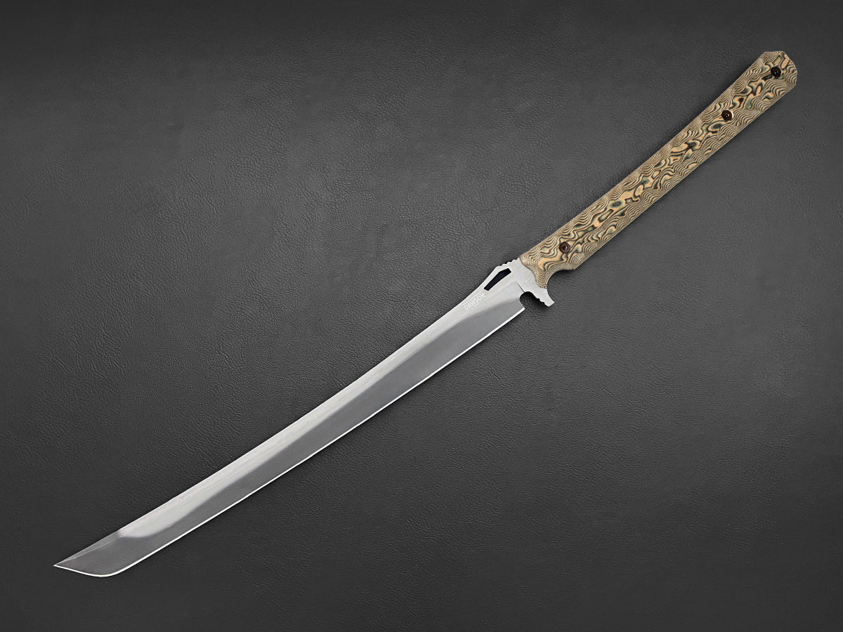 Armageddon Survival Sword | 16" Blade | 80CRV2 Steel | NEW Hamon - Differential Heat Treat