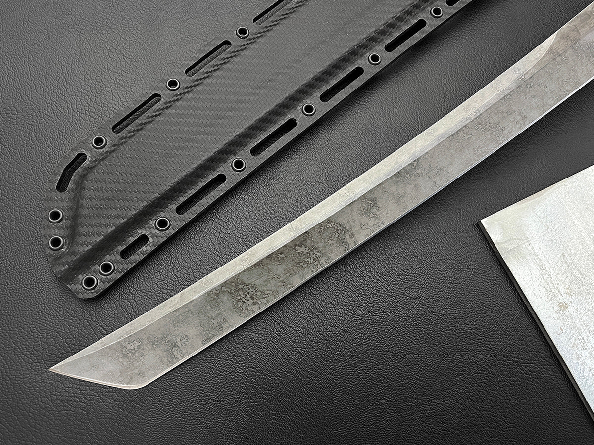 ULTRALIGHT Armageddon Survival Sword | 16" Blade | CPM-MagnaCut Steel | Monsoon Finish