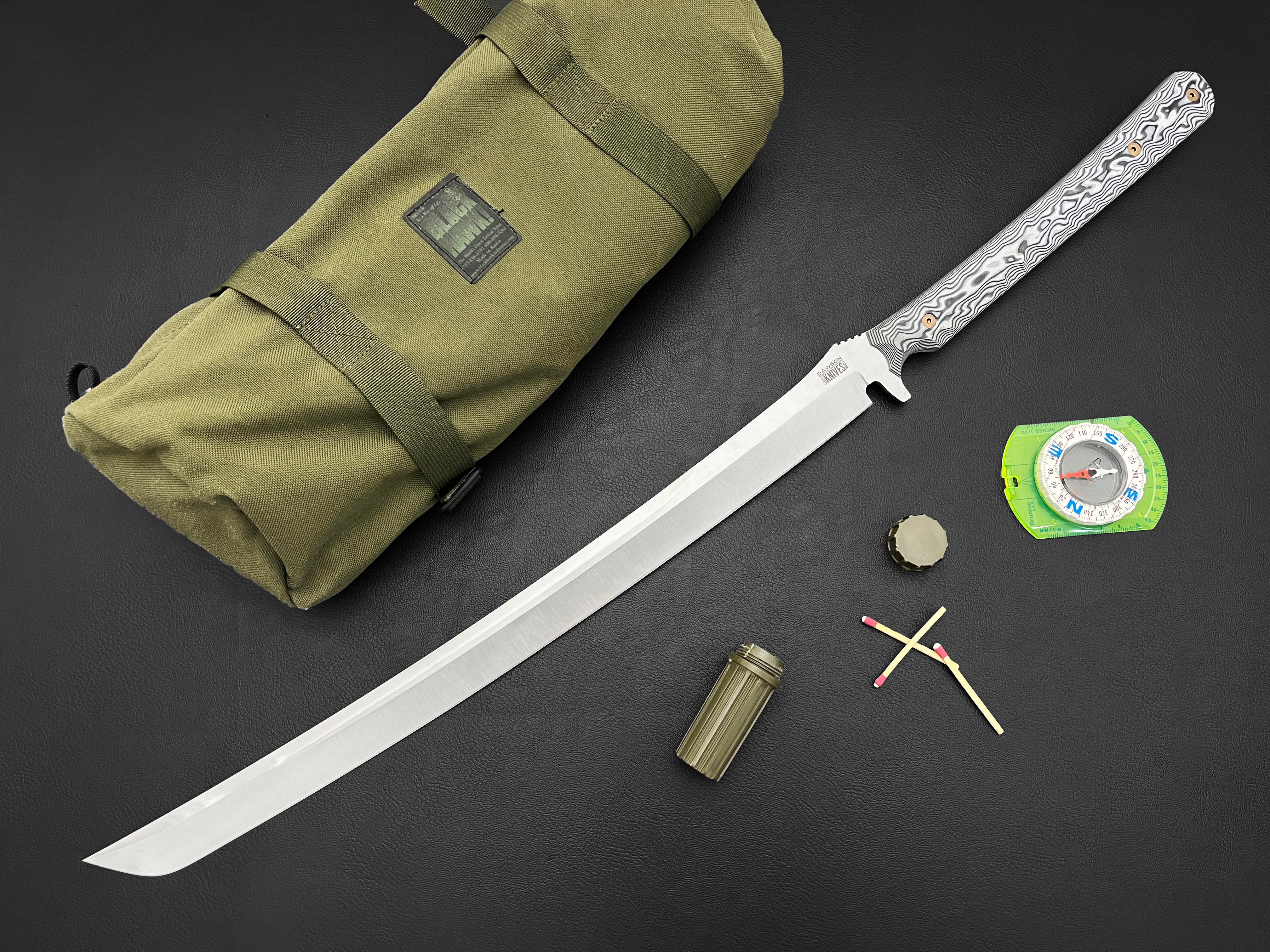 ULTRALIGHT Armageddon Survival Sword | 16" Blade | CPM-MagnaCut Steel | Satin Finish