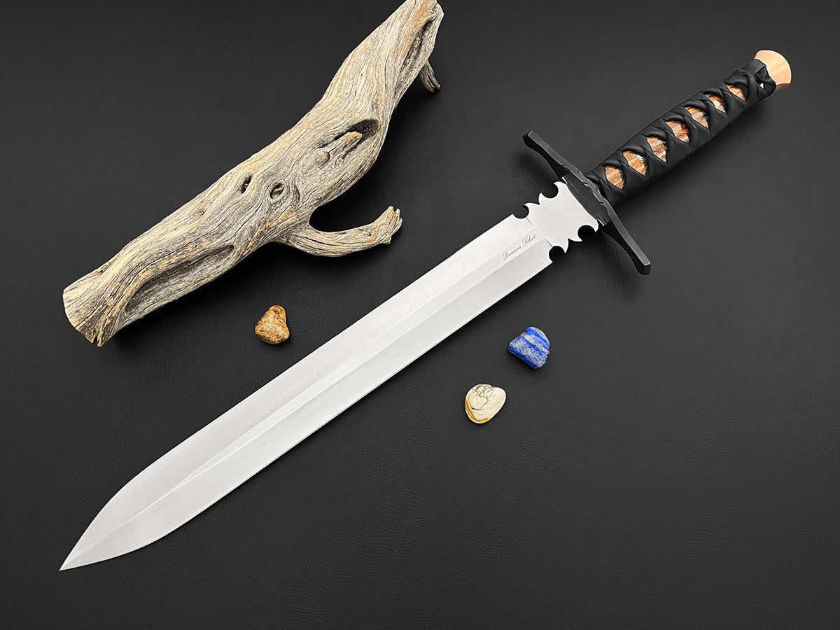 Beowulf 17" | European Style Short Sword | CPM-Magnacut Steel | Arizona Ironwood