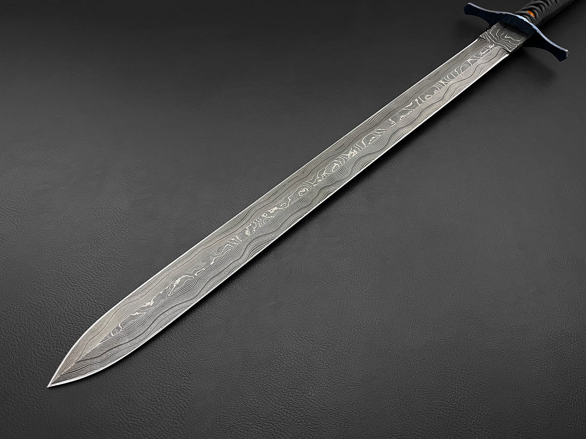 Crusader | European Style Double-Edged Sword | Dawson Select Steel | Arizona Ironwood