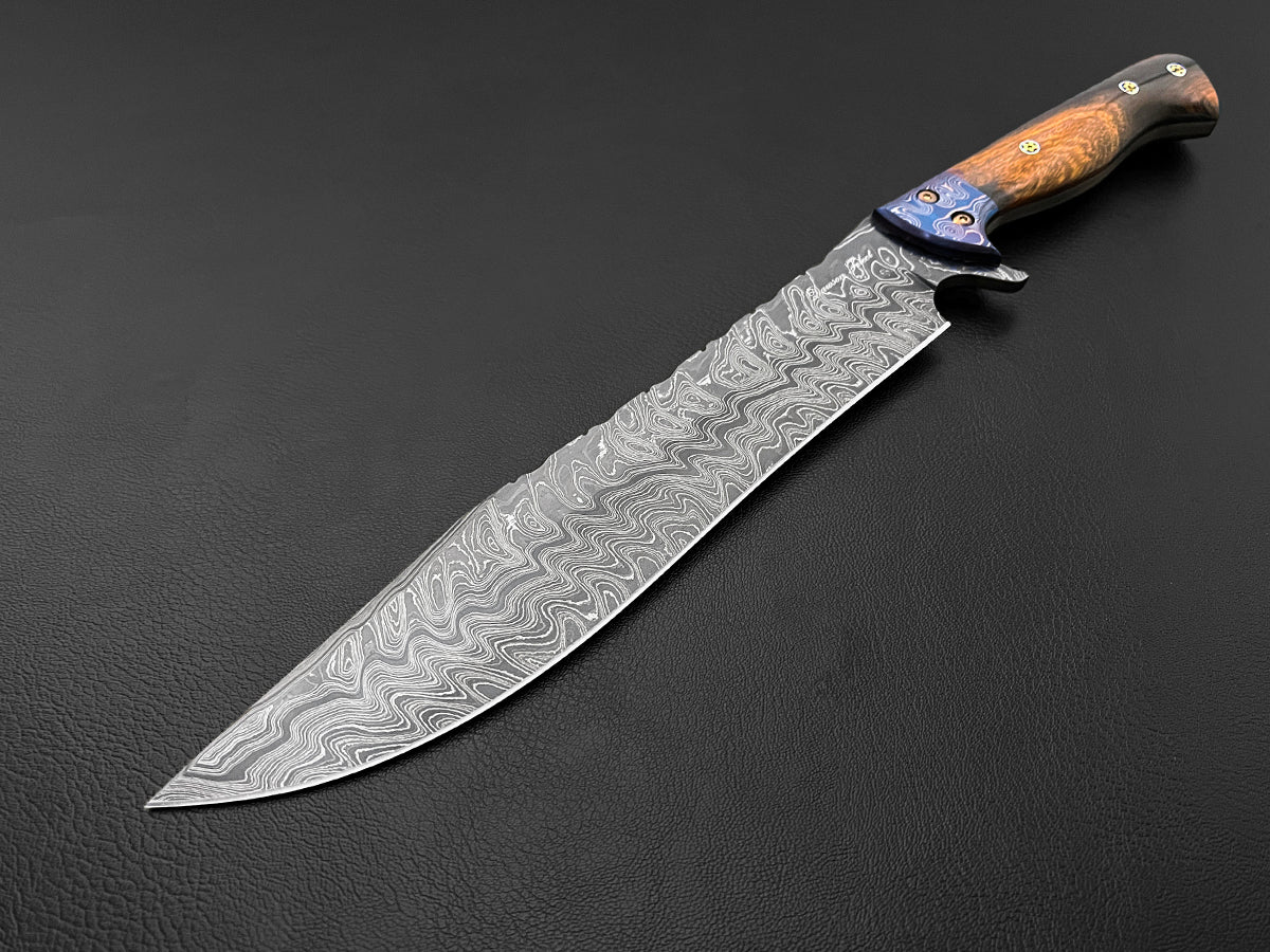First Light | Western Bowie Knife | Dawson Select Steel | Arizona Ironwood