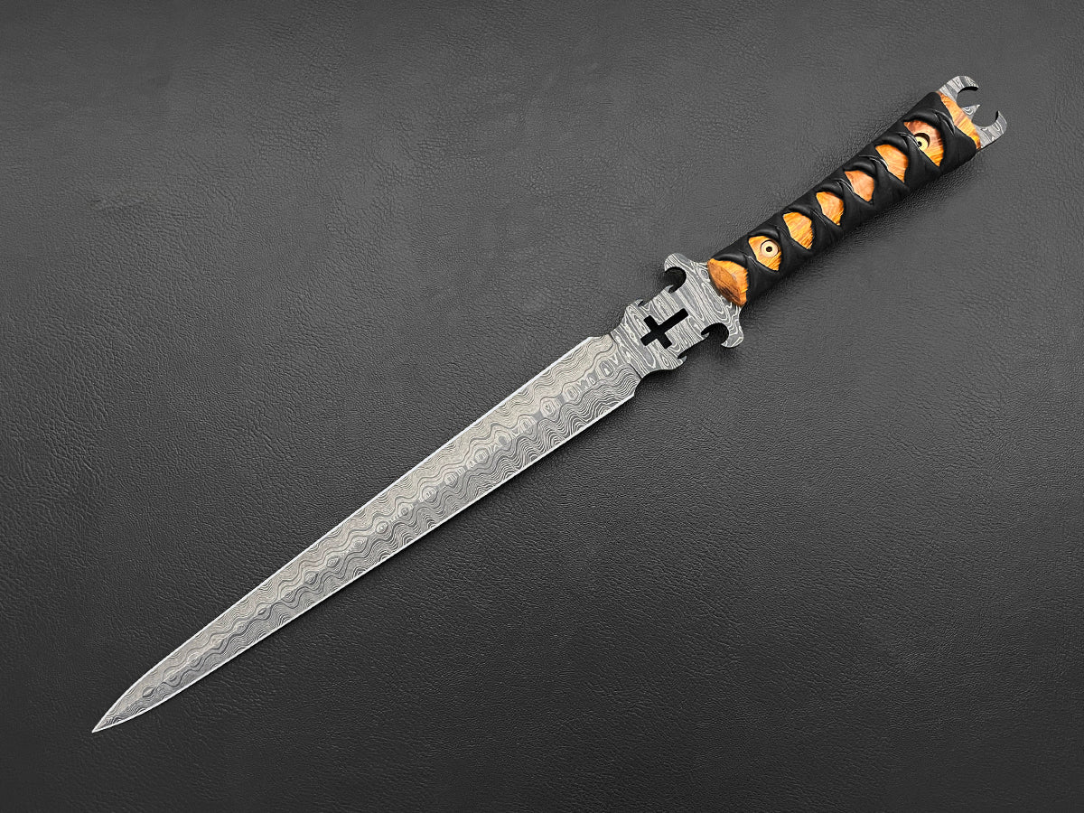Defender of the Faith | Dawson Select Steel | Double-Edged Short Sword | Arizona Ironwood