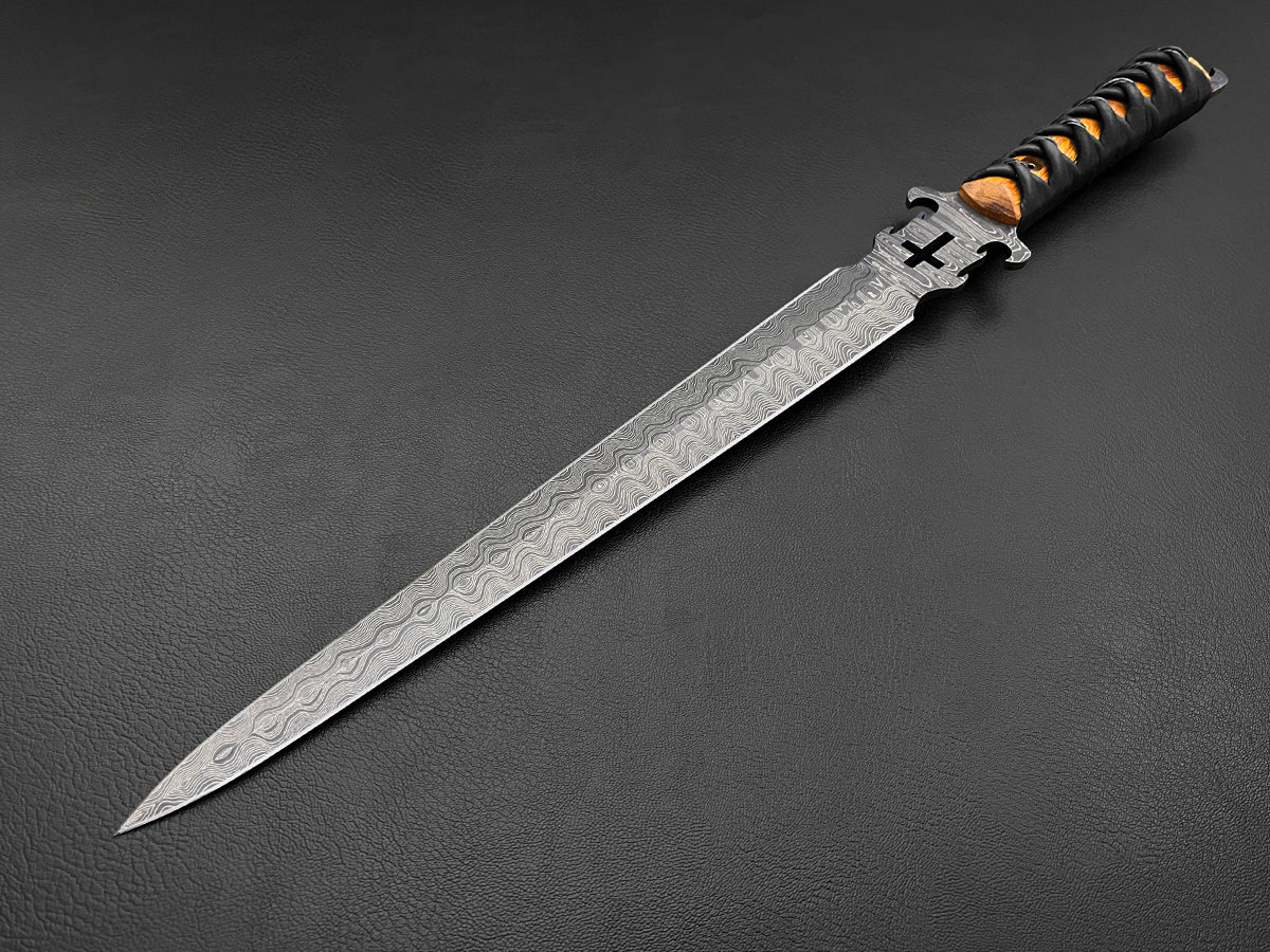 Defender of the Faith | Dawson Select Steel | Double-Edged Short Sword | Arizona Ironwood