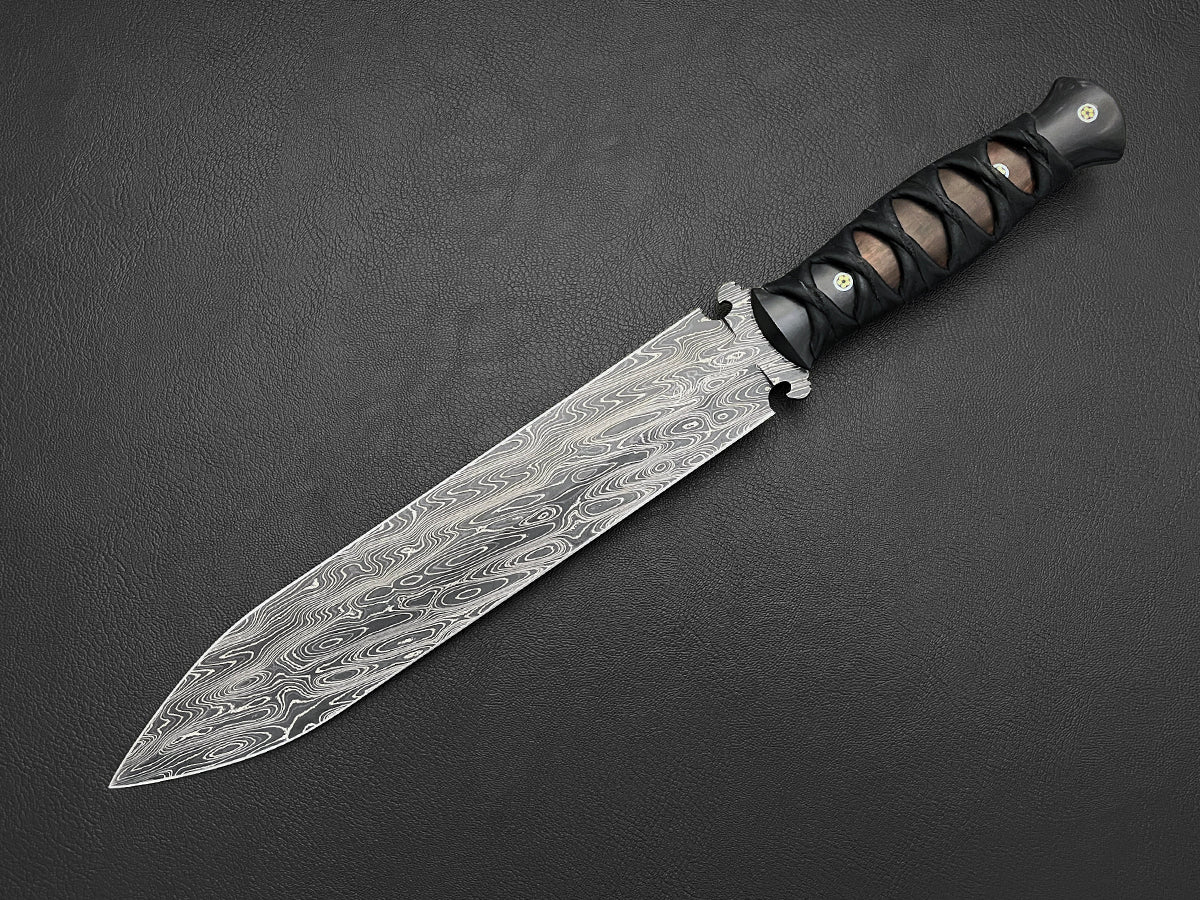 Praetorian | Gladius-style Dagger | Dawson Select Steel | Arizona Ironwood + Buffalo Horn