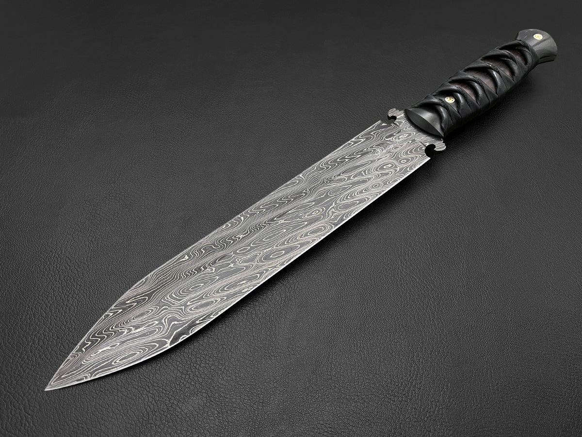 Praetorian | Gladius-style Dagger | Dawson Select Steel | Arizona Ironwood + Buffalo Horn
