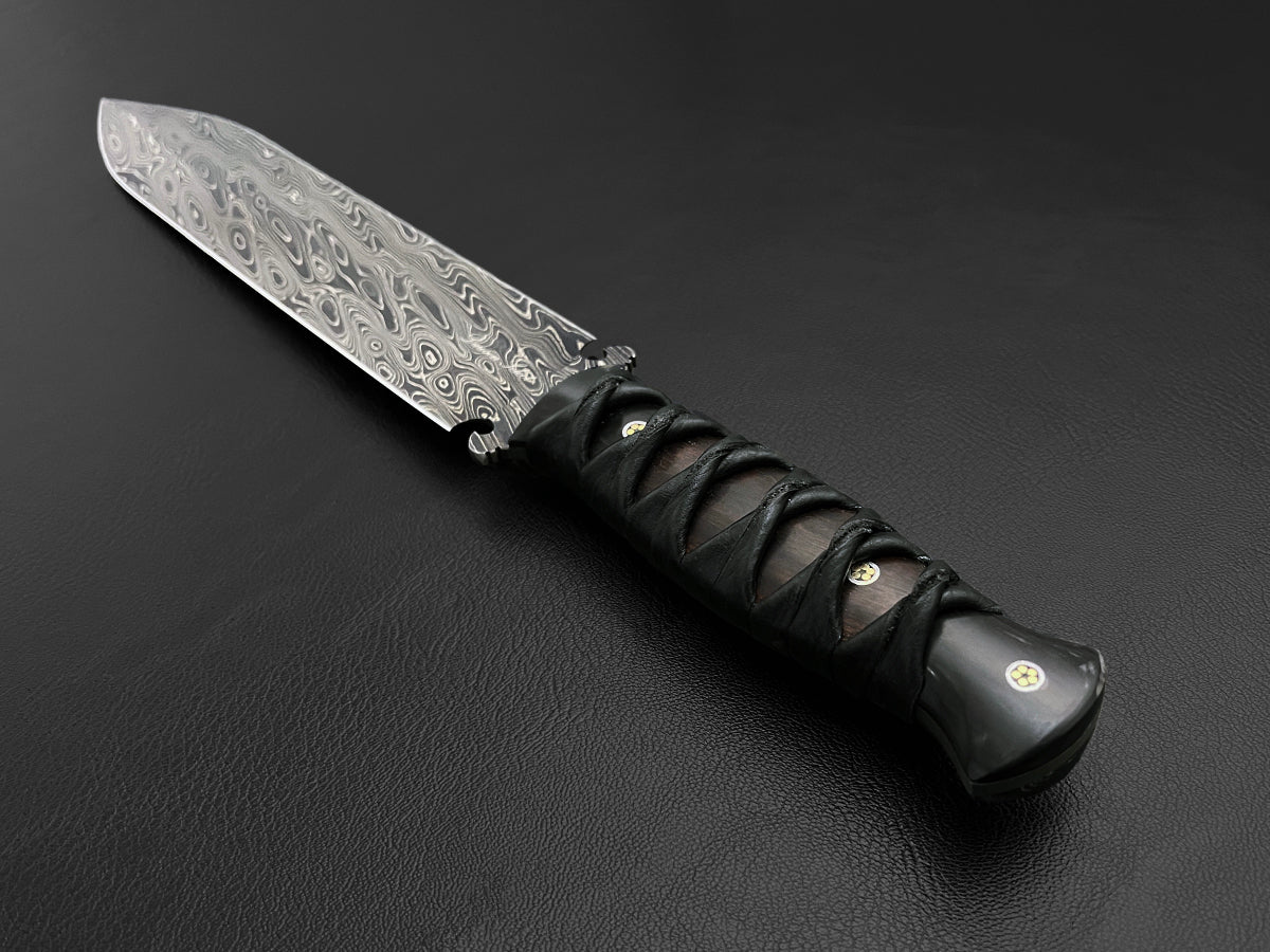 Praetorian | Gladius-style Dagger | Dawson Select Steel | Arizona Ironwood + Buffalo Horn
