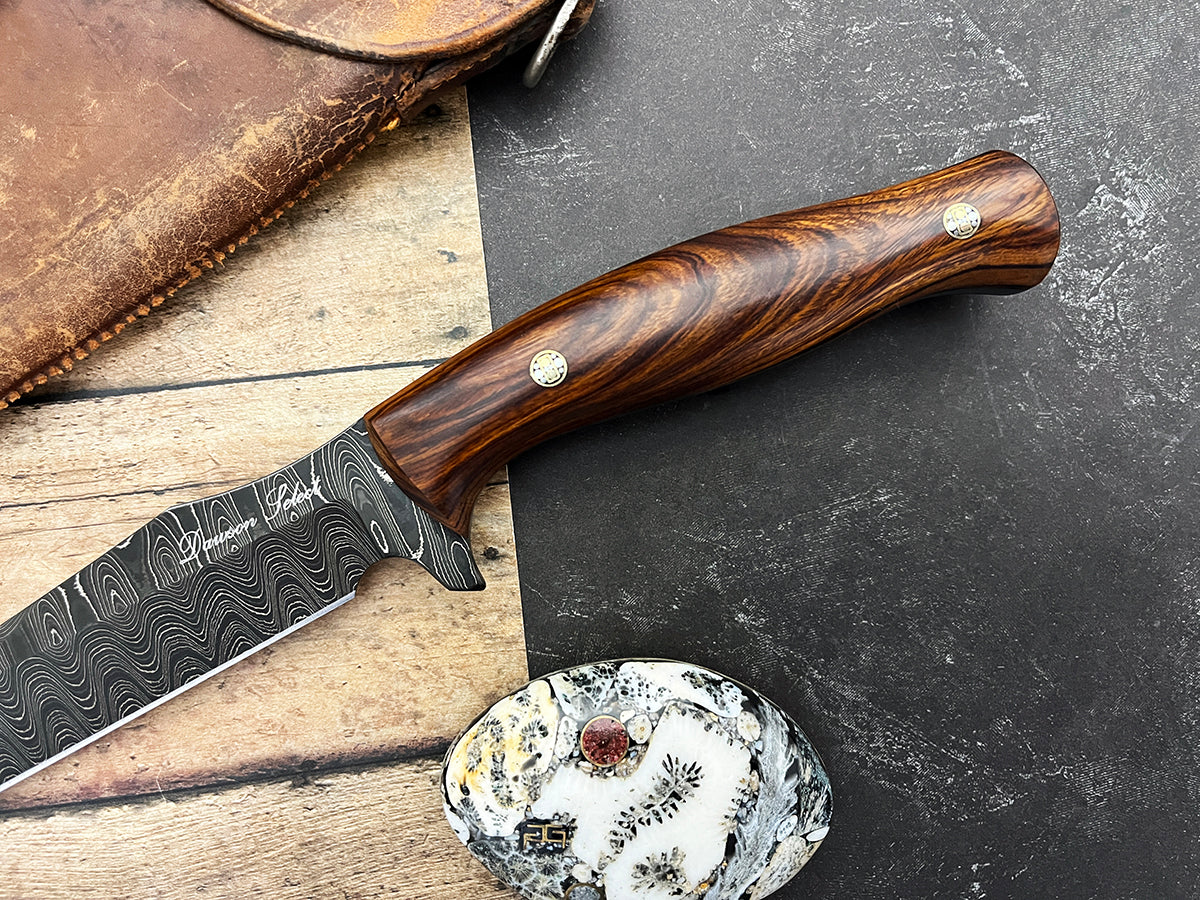 Provisioner | One of a Kind Slicing Knife | Dawson Select Steel | Arizona Ironwood