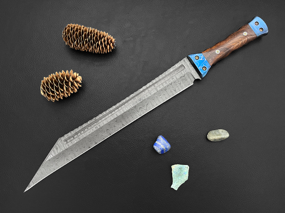 Magnus | Viking Seax Short Sword | Dawson Select Steel | Arizona Ironwood