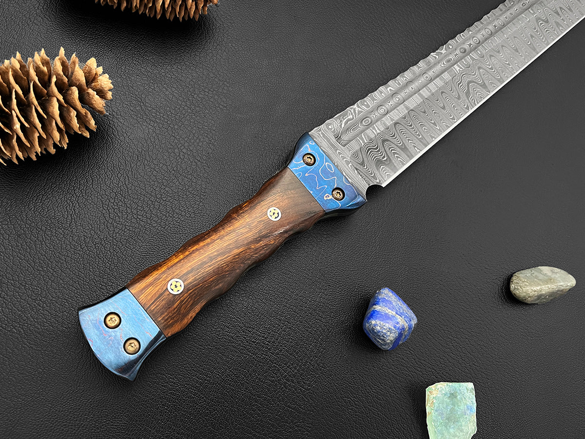 Magnus | Viking Seax Short Sword | Dawson Select Steel | Arizona Ironwood