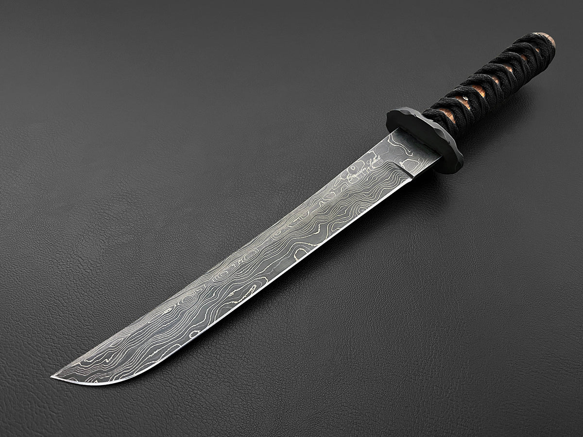 Shu Ni Shōri Ari | Japanese Tanto | Dawson Select Steel | Arizona Ironwood