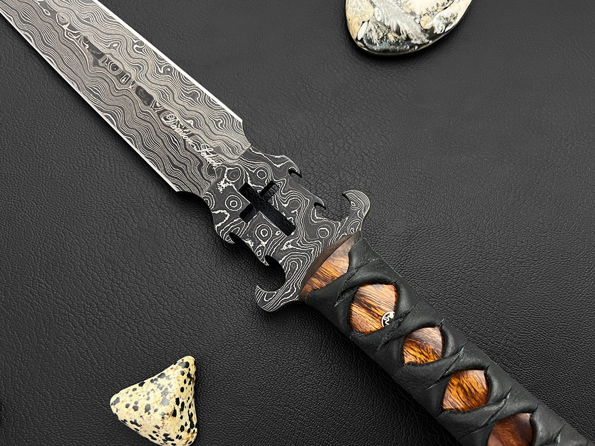 Defender of the Faith | Dawson Select Steel | Double-Edged Short Sword | Arizona Ironwood