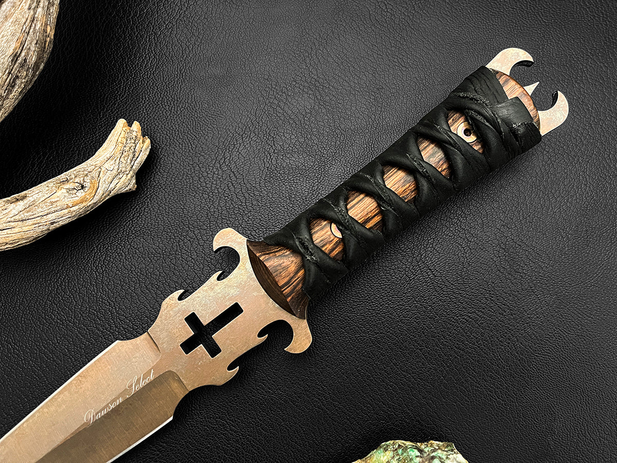 Defender of the Faith | Double-Edged Dagger | CPM-MagnaCut Steel | Arizona Copper Finish