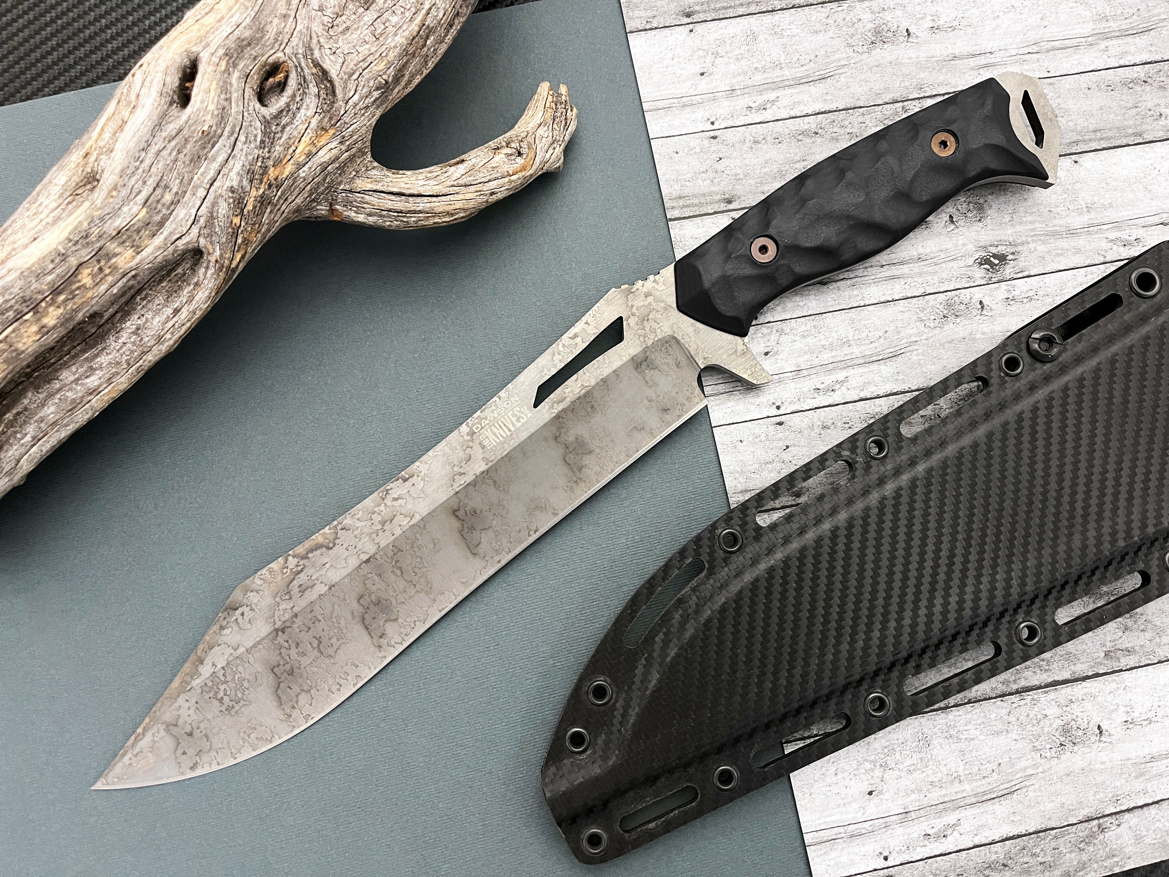 GEN 2 Dominion | Clip Point Survival Bowie | CPM-MagnaCut Steel | Monsoon Finish