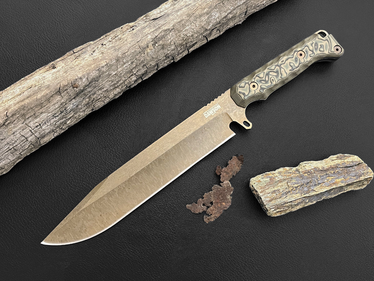 NEW RELEASE | Holdout | Heritage Camp + Field Bowie | CPM-MagnaCut Steel | Arizona Copper Finish