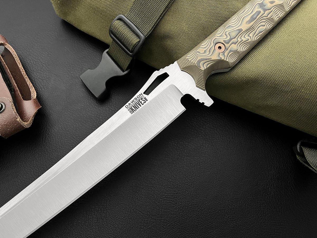 Many Waters Sword | 16" Blade | CPM-MagnaCut Steel | Satin Finish