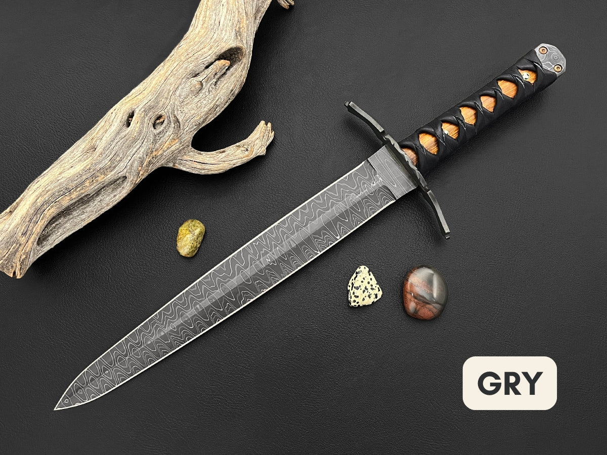 Pendragon | European Style Short Sword | Dawson Select Steel | Arizona Ironwood