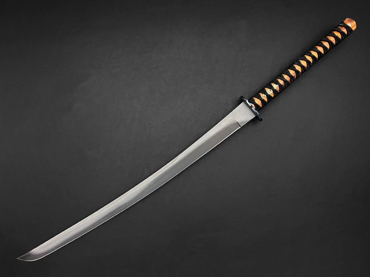 Tokugawa | 23" Dawson Select Japanese Katana | Hamon | Arizona Ironwood