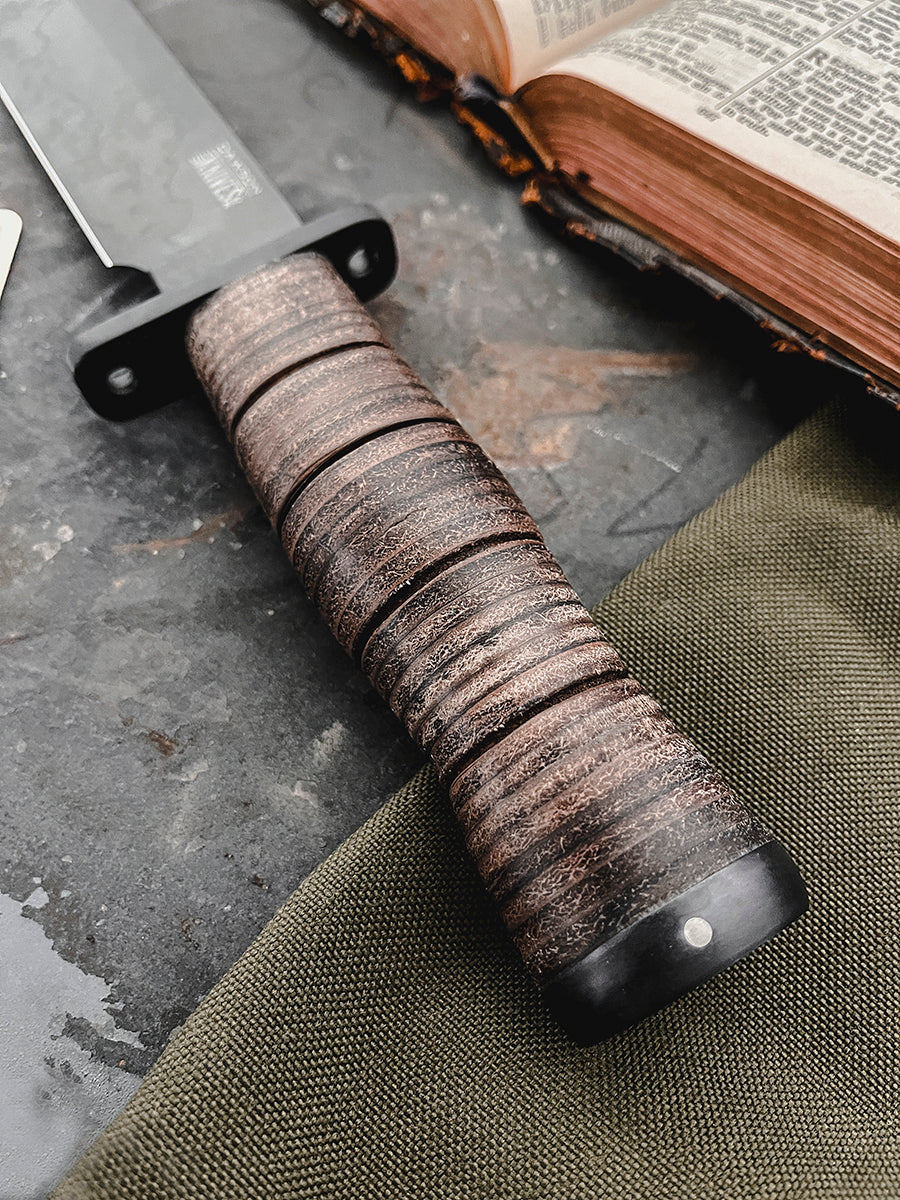 Limited Edition War Dog | WW2-Inspired Trench Knife | CPM-MagnaCut Steel | Midnight Blade Finish