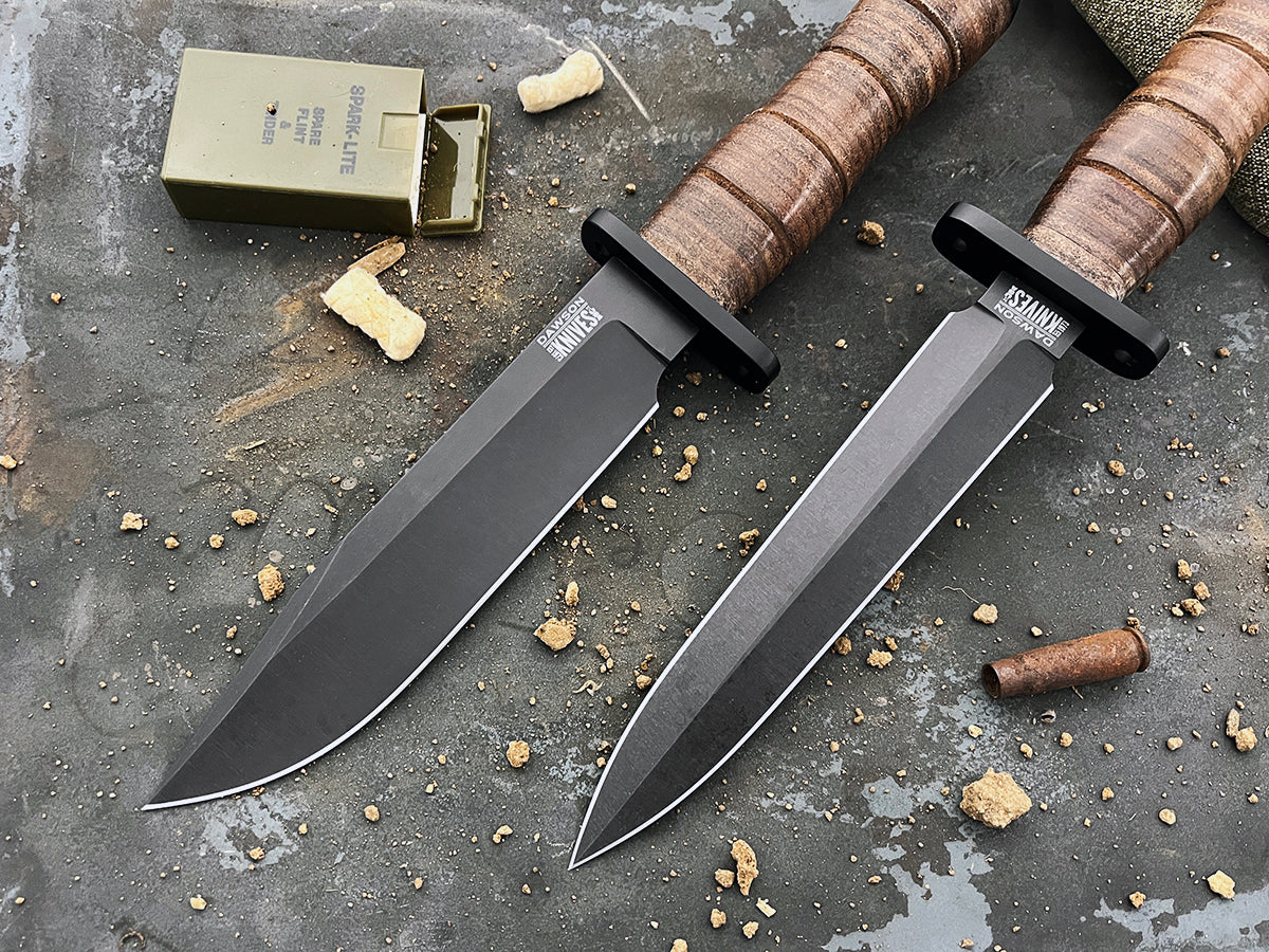 NEW Limited Edition Woe Dagger | WW2-Inspired Trench Dagger | CPM-MagnaCut Steel | Midnight Blade Finish