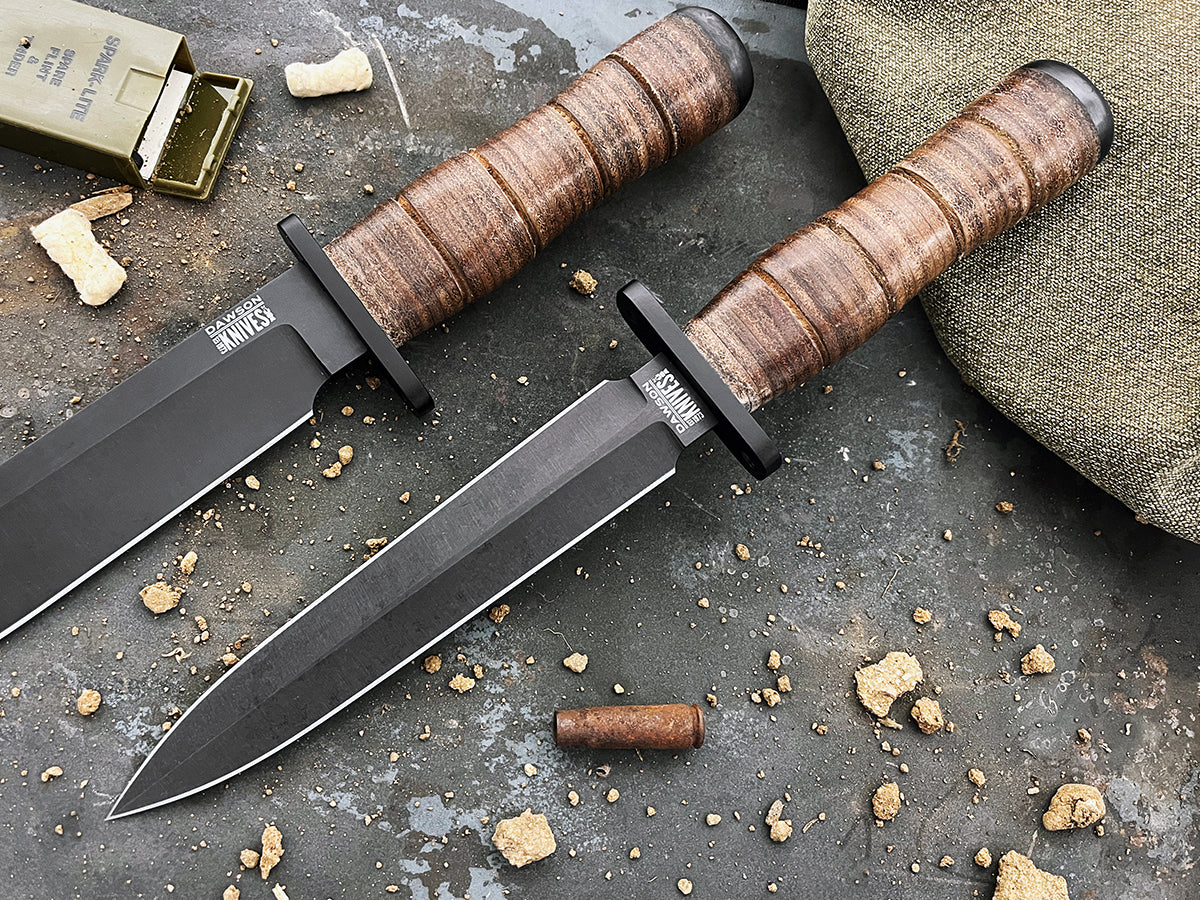 NEW Limited Edition Woe Dagger | WW2-Inspired Trench Dagger | CPM-MagnaCut Steel | Midnight Blade Finish